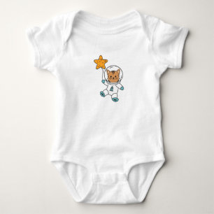 Body Astronaute Chat Planète Lune Star Space