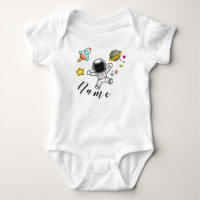 Astronaute dans l'espace with babies name