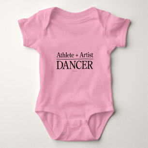Body Athlète + Artiste = Danseuse Bébé Bodysuit