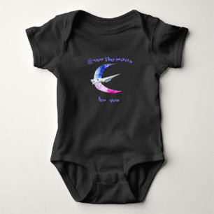 Body Au-dessus de l'espace lune bébé costume corps bébé