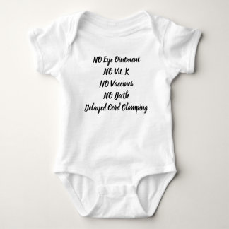 Body Aucun plan de naissance de vaccins