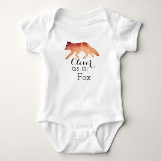 Body Aussi malin qu'un renard typographie aquarelle