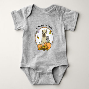 Body Automne Roue Terrier (blé 1b2) Citrouille mignon