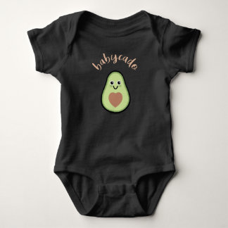 Body Avocado avec coeur baby-cado pour un bébé