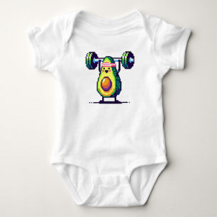 Body Avocado fort - Pixel Art amusant Poids