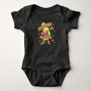 Body Avocat Dabbing Cinco De Mayo Drôle Poncho Mexicain