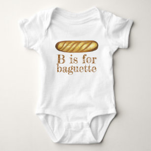 Body B est pour BAGUETTE French Pain Alphabet ABC
