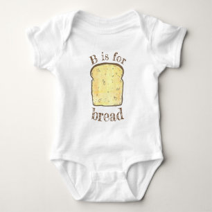 Body B est pour PAIN Slice Alphabet Letter Foody