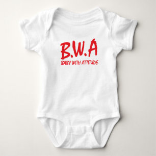 Body B.W.A. Bébé avec la conception de T-shirt