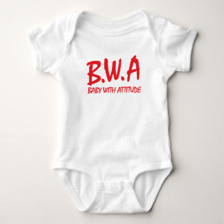Body B.W.A. Bébé avec la conception de T-shirt