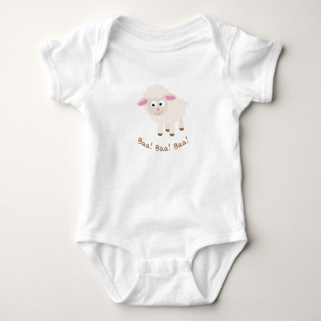 Body Baa Baa Baa Cute Lamb (Devant)