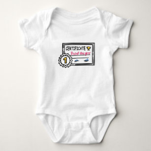 Body Bab de fête des pères du certificat papa de l'anné