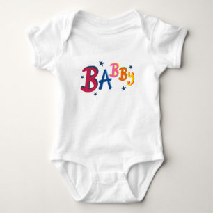 Body BABBY Black Pays Mots Bodysuit Bébé