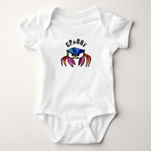 Body Baby bébé crabby drôle chemise une pièce