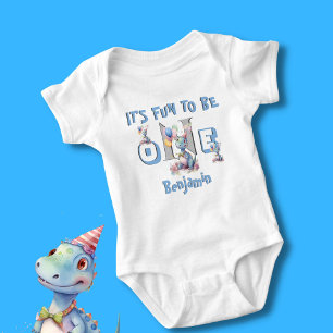 Body Baby Boy Name One Cute Dinosaures