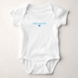 Body Baby boy patriotique fabriqué en carrosserie améri