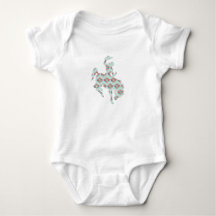 Baby Cowgirl rose Turquoise Bronc Rodeo Aztec West