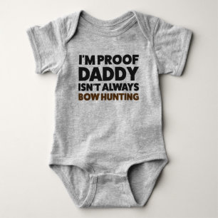 Body Baby drôle Bow Deer Chasse Jersey Bodysuit Chemise