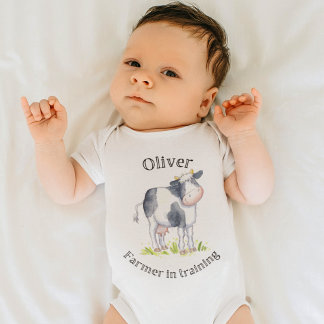 Body Baby Farmer vache Babygrew