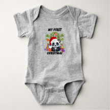 Baby First Noël mignonne Panda tenue d'ours