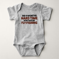 Baby Fly Fishing Jersey Bodysuit Chemise