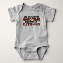 Baby Fly Fishing Jersey Bodysuit Chemise