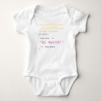 Body Baby Girl First C++ Programme