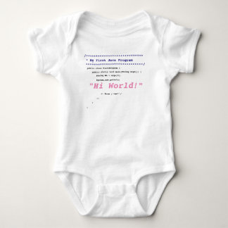 Body Baby Girl First Java Programme
