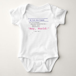 Body Baby Girl First Java Programme