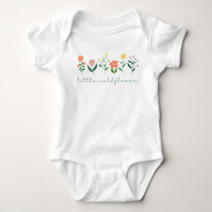 Body Baby Girl Little Fleur sauvage Floral Baby Bodysui
