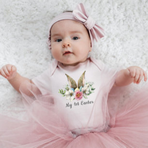 Body Baby Girl personnalisée Cute Bunny Ears Baby Bodys