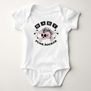 Body Baby Girl Punk Crâne