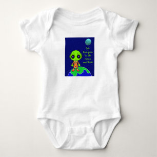 Body Baby one-piece avec alien et lune par Jo Images Ba