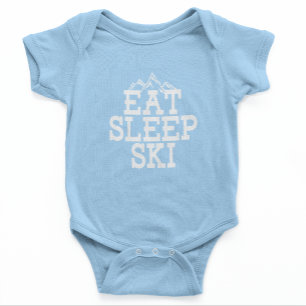 Body Baby shower à bâtons de ski d'hiver