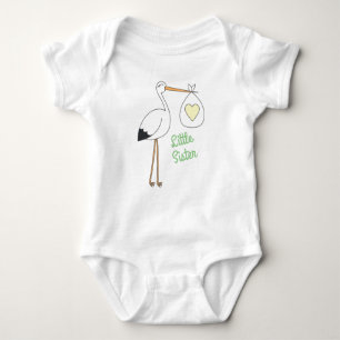 Body Baby shower de cigogne vert genre neutre