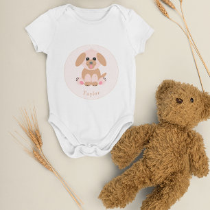 Body Baby shower Neutre Personnalisé Chiot