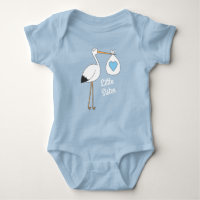 Baignoire de bébé cigogne bleu garçon