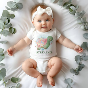Body Bain de bébé Tortue de mer florale
