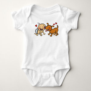 Body Baisers de nez de bébé du chien