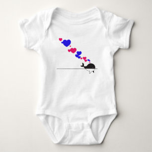Body Baleine et coeurs