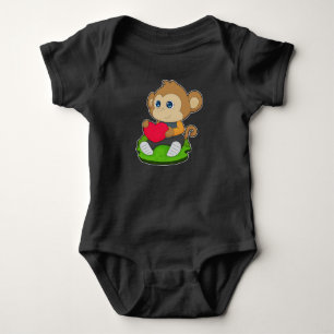 Body Balloon de coeur de singe