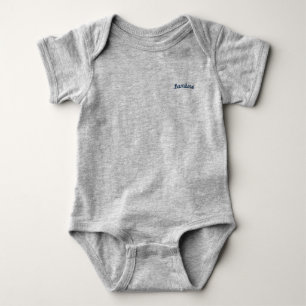 Body Bambino / 'Baby Boy' Mammaprada Bodysuit, Gris