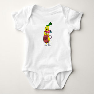 Body Banana en coiffeur avec sèche-cheveux