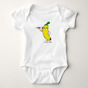 Body Banane aux fléchettes avec fléchettes