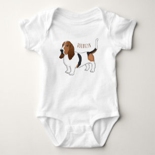 Body Basset hound dessin de chien