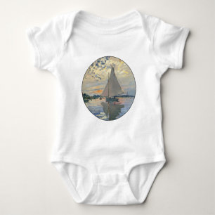 Body Bateau à voile de Monet Impressionnisme français C