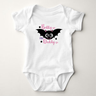Body Batty for Daddy Cute 1er Chat rose d'Halloween