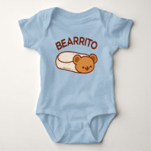 BEARRITO - Bear Burrito Bodysuit bébé