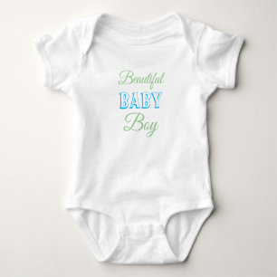 Body Beau bébé Garçon bleu Sage Vert