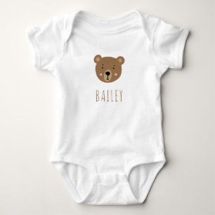 Body Beau bébé ours bleu moderne